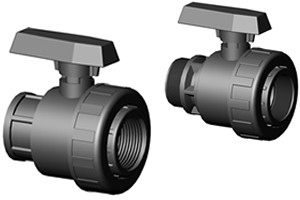 Кран пластиковый 1-1/4 " ВхВ IRRITEC