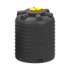Емкость цилиндрическая вертикальная 2000 литров (черная) KSC